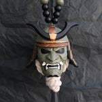 Samurai Assassin Demon Mask Car Pendant