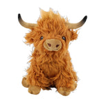 Highland Cow Wearing Flowers