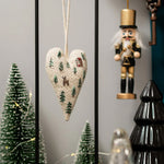 DIY Heart Shaped Hand Embroidered