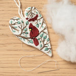 DIY Heart Shaped Hand Embroidered