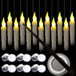 Fantasy Floating Candles with Wand Remote