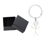 Nyckelring med rolig doodle