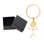 Nyckelring med rolig doodle