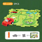 🔥Children's Educational Puzzle Track Car Play Set