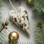 DIY Heart Shaped Hand Embroidered