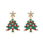 Sparkling Christmas Tree Earrings