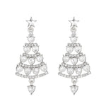 Sparkling Christmas Tree Earrings