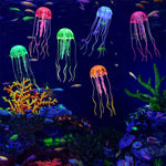 Fish Tank Landscaping Simulation Transparent Fluorescent Jellyfish