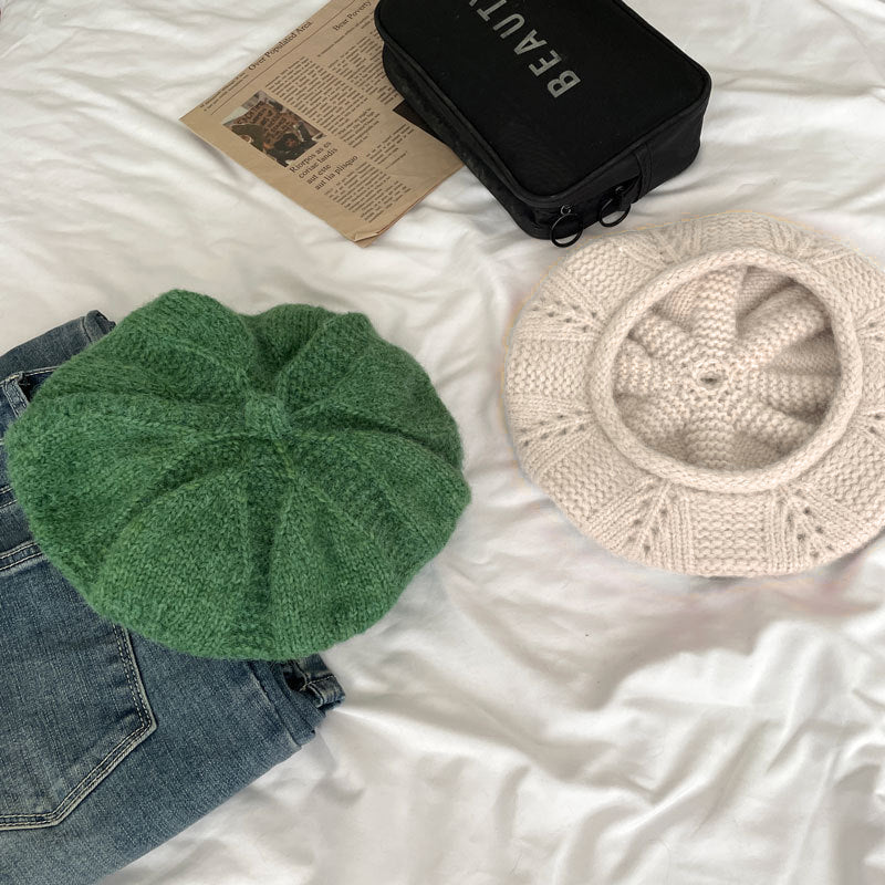 Hand Knitted Pumpkin Hat