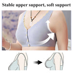 Contrast Front Button Bra