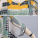 Women Printed Cotton Linen Two-piece Set