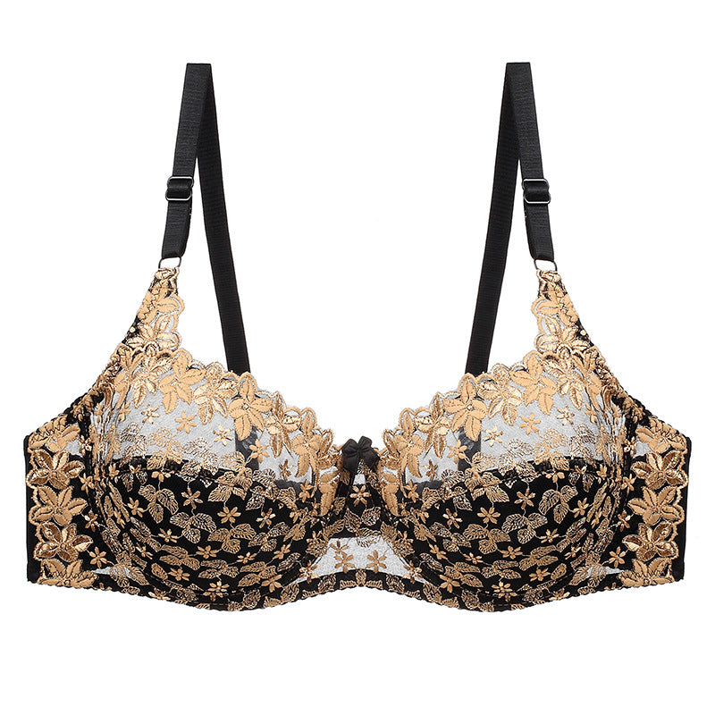 Lace Embroidered Bra