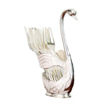 Home Decoration Swan Dessert Spoon/Fork Tableware Set