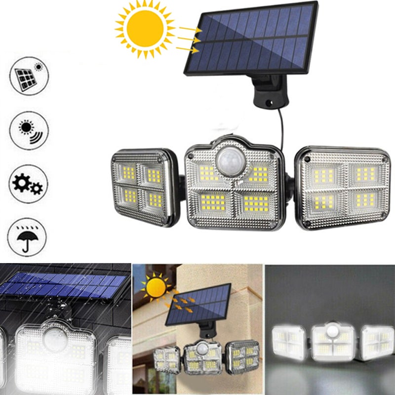 Triple LED Solar Wall Light（Free Shipping）