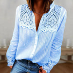 Women's Lace Stitching Shirt