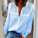 Women's Lace Stitching Shirt