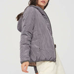 Lightweight Lamb Fleece Wavy Pattern Thermal Padded Coat(FREE SHIPPING)