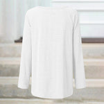 Round Neck Long Sleeve Oversized T-Shirt