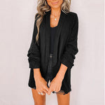 Women's Fall 3/4 Sleeve Cardigan