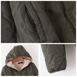 Lightweight Lamb Fleece Wavy Pattern Thermal Padded Coat(FREE SHIPPING)