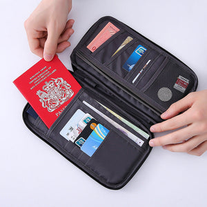 Multi Pockets Family Travel Document Bag