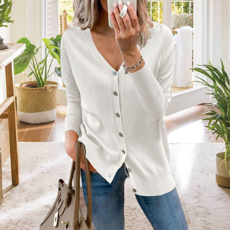 Button Knit Cardigan