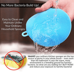 Silicone Multi-purpose Scrubber Sponge, 5 PCs
