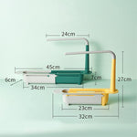 Kitchen Sink Shelf Flexible Drain Storage Basket