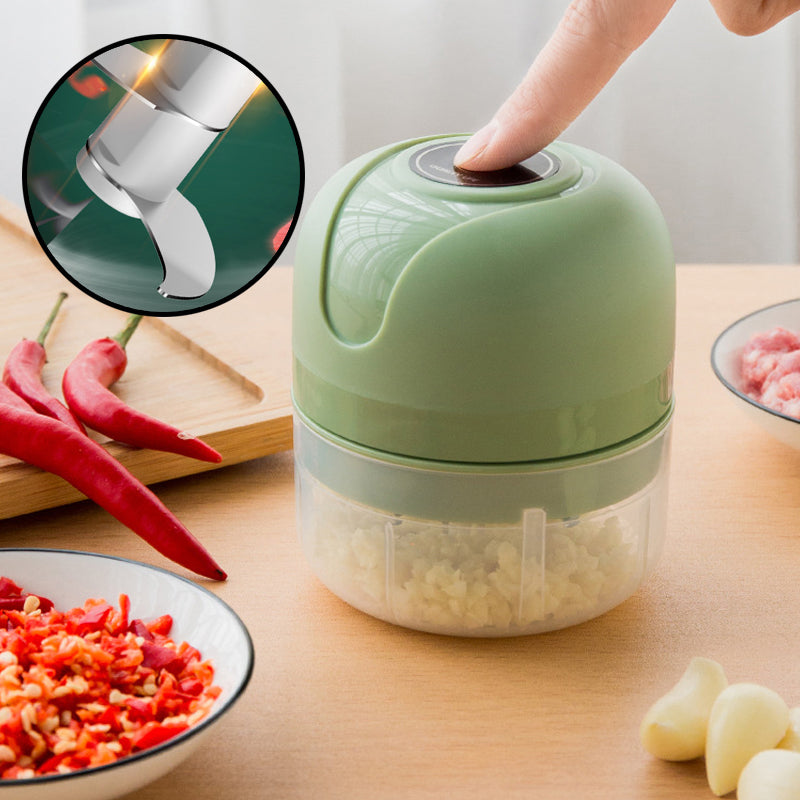 USB Rechargeable Electric Garlic Grinder