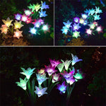 Solar Powered LED Flower Stake Set