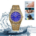 Vintage Engraved Men's Watch