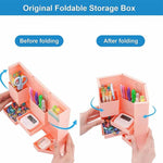 Foldable Magnetic Stationery Box
