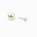 Women Vintage Pins Double Head Simulation Pearl Big Brooches, 5PCs