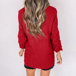 Women's Fall 3/4 Sleeve Cardigan