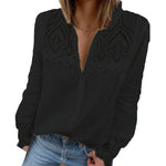 Women's Lace Stitching Shirt