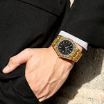 Vintage Engraved Men's Watch