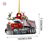 Car-Boat-Christmas iron Ornament