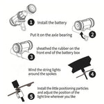 Rechargeable Bicycle Wheel Lights