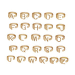 Initial A-Z Letter Ring
