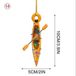 Car-Boat-Christmas iron Ornament