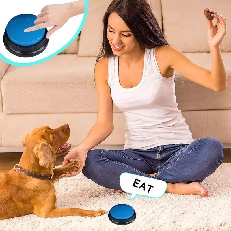 Recordable Talking Easy Carry Voice Recording Sound Button Pet Training