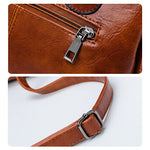 New oil wax leather handbags Boston soft leather big tote bag