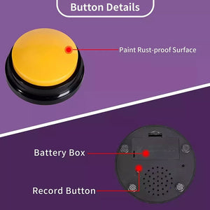 Recordable Talking Easy Carry Voice Recording Sound Button Pet Training