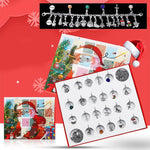 24 Days Countdown Calendar DIY Beaded Blind Box Christmas Bracelet Gift