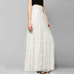 Slim High Waist Lace Skirt