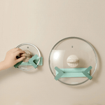 Adjustable Pot Cover Rack Wall Mounted