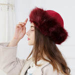 Faux Fur Suede Winter Cap