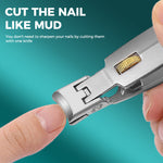 Stainless Steel Nail Clipper with Ring Lock