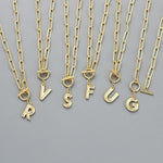 Letter Pendant Necklace