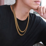 Titanium Steel Cuban Necklace
